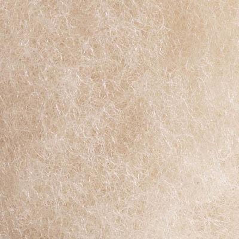 Kardet ull, lys aprikos 100g