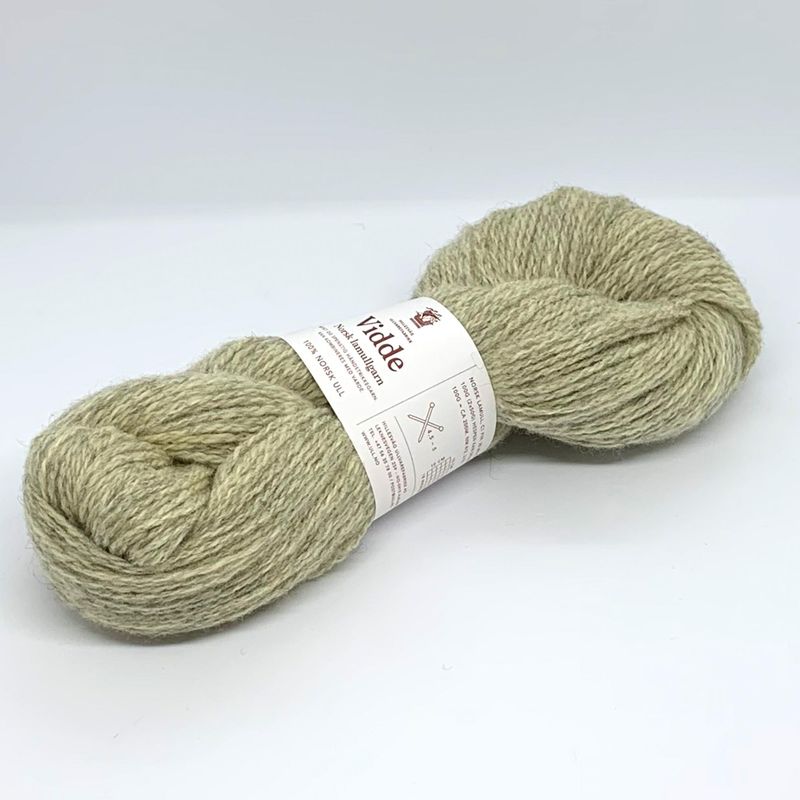 Vidde lamullgarn, lys lindegrønn