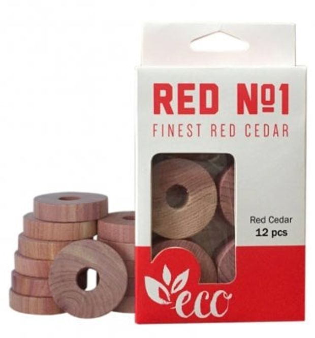 Hovedbilde Rødsederringer 12 stk