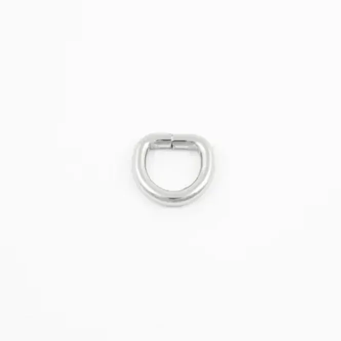 Main Image D-ring 10x10mm Sølv