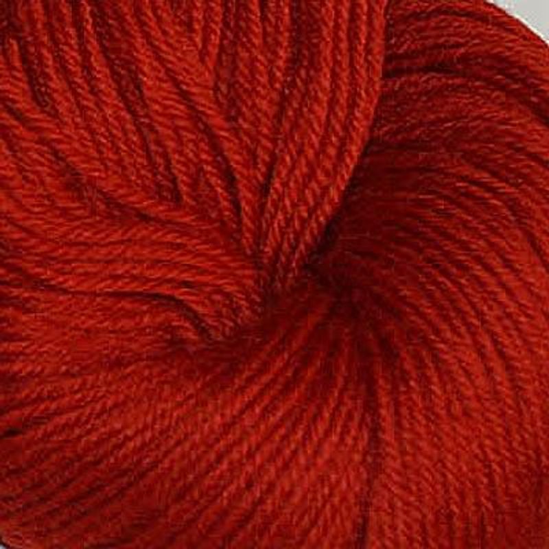 Hjerte superwash 12/4, mørk bonderød, utgående farge